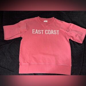 J Crew- Crewcuts Pink East Coast Kids Sweatshirt